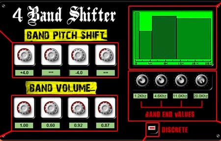 4 Band Shifter es uno de los mejores plugins Autotune para FL Studio