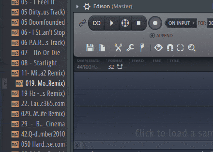 Poner MP3 en FL Studio desde Edison